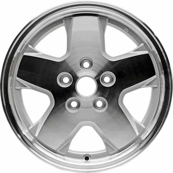ALY09038U20N Jante Aluminum Silver Wheel - 16 in. X 7 in., 5 x 4.5 in. Bolt Pattern, Sold Individually