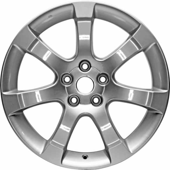 ALY62475U20N Jante Aluminum Silver Wheel - 18 in. X 7.5 in., 5 x 4.5 in. Bolt Pattern, Sold Individually