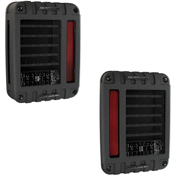 0347531 Driver and Passenger Side LED Tail Light, With bulb(s), Clear Lens, Black Interior, Model 279 J Series