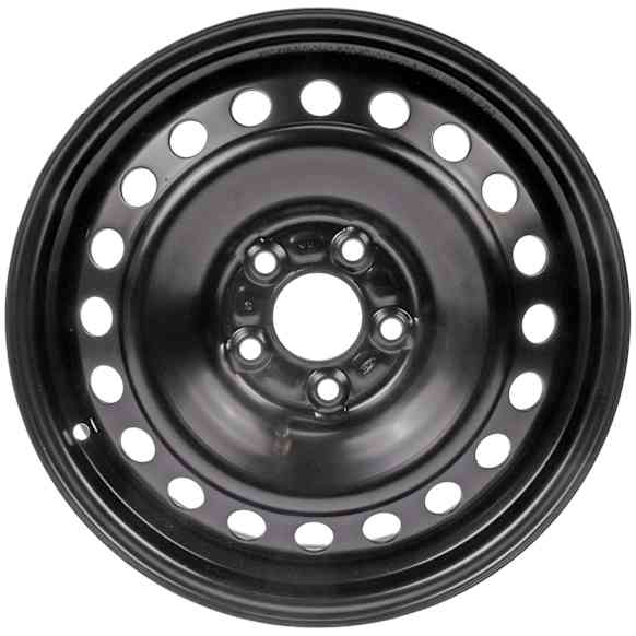 STL03876U45N Steel Painted Black Wheel - 16 in. X 6.5 in., 5 x 4.25 in. Bolt Pattern, Sold Individually