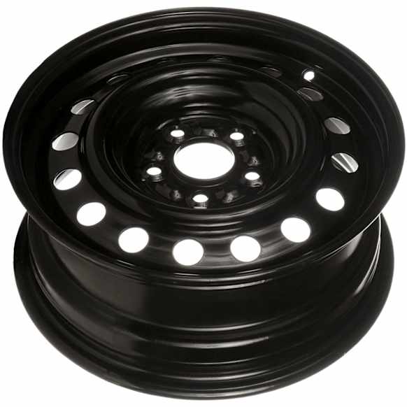 STL65797U45N Steel Painted Black Wheel, 16 in. X 6.5 in., 5 x 4.5 in. Bolt Pattern