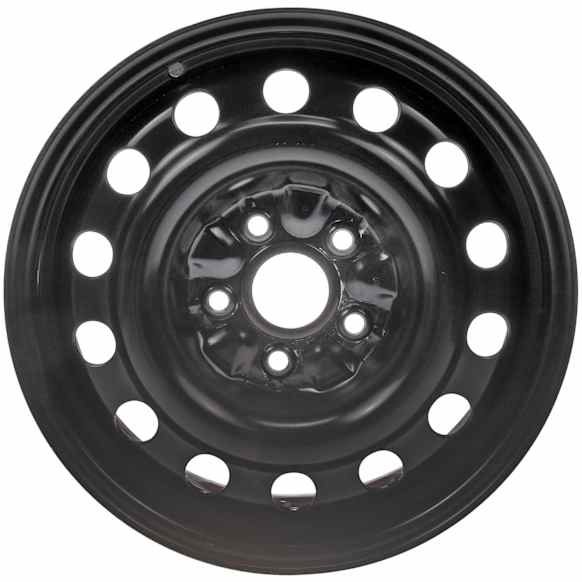 STL69494U45N Steel Painted Black Wheel - 16 in. X 6.5 in., 5 x 4.5 in. Bolt Pattern, Sold Individually