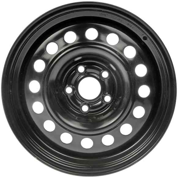 2019 Toyota Corolla - Steel Painted Black Wheel, OE: 4261112B70, 15 in. x 6 in., 5 x 100 mm Bolt Pattern