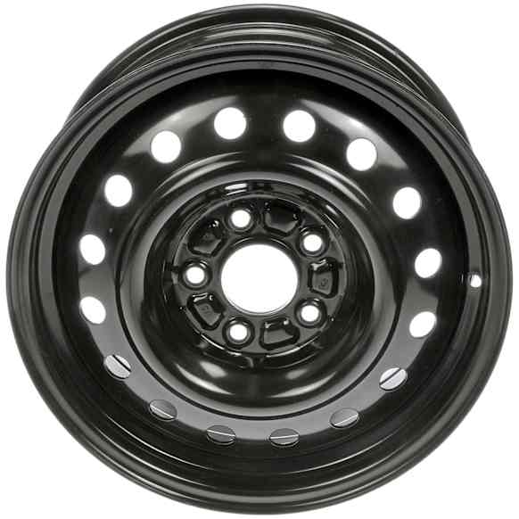 STL70811U45N Steel Painted Black Wheel - 16 in. X 6.5 in., 5 x 4.5 in. Bolt Pattern, Sold Individually