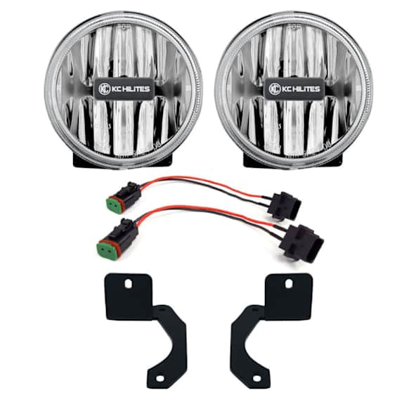 504 Front, Driver and Passenger Side LED Fog Light, With bulb(s), Gravity Series
