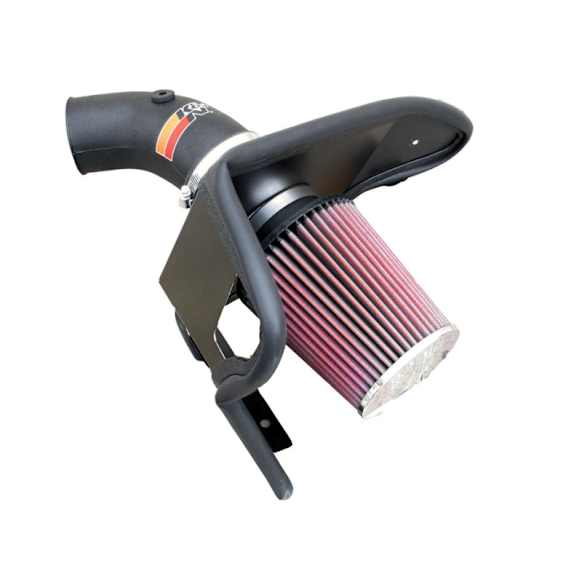K&N Cold Air Intake - Premium High Flow, Lifetime Washable Filter, Guaranteed Horsepower Increase - 57-1001