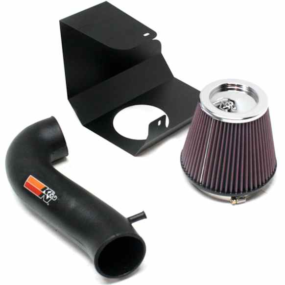 K&N Cold Air Intake - Premium High Flow, Lifetime Washable Filter, Guaranteed Horsepower Increase - 57-1542