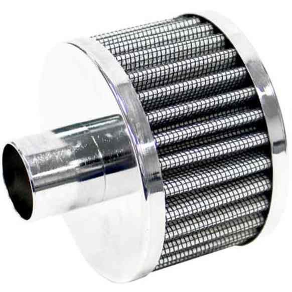 62-1170 Crankcase Breather - Chrome, Universal
