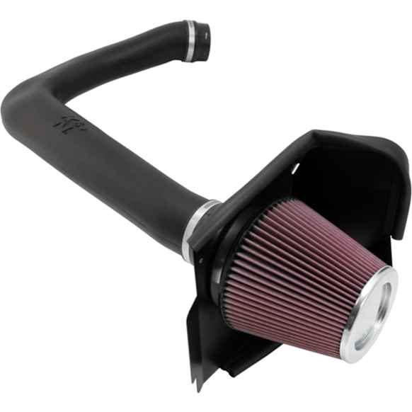 K&N Cold Air Intake - Premium High Flow, Lifetime Washable Filter, Guaranteed Horsepower Increase - 63-1564