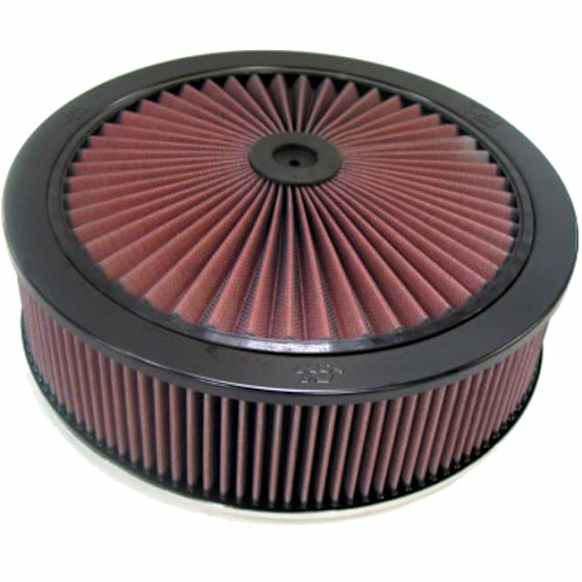 66-3020 Air Cleaner Assembly - Black & Red Top, Red Filter, Cotton Gauze, Universal, Assembly