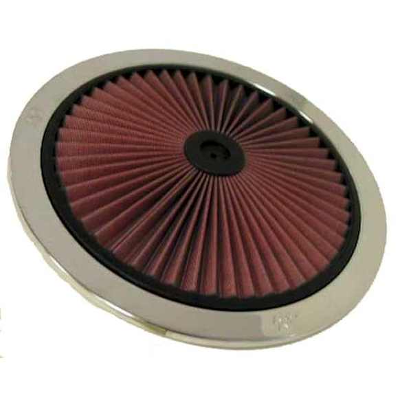 66-3080 Air Cleaner Assembly - Black & Red Top, Red Filter, Cotton Gauze, Universal, Assembly