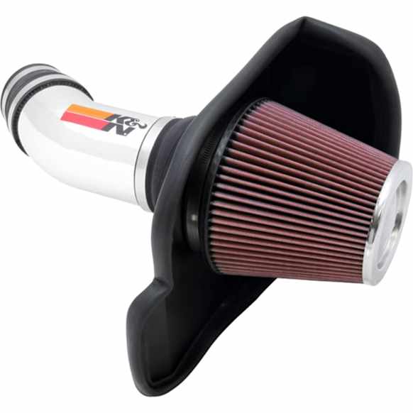 K&N Cold Air Intake - Premium High Flow, Lifetime Washable Filter, Guaranteed Horsepower Increase - 69-2545TP