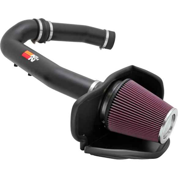 K&N Cold Air Intake - Premium High Flow, Lifetime Washable Filter, Guaranteed Horsepower Increase - 77-1560KTK