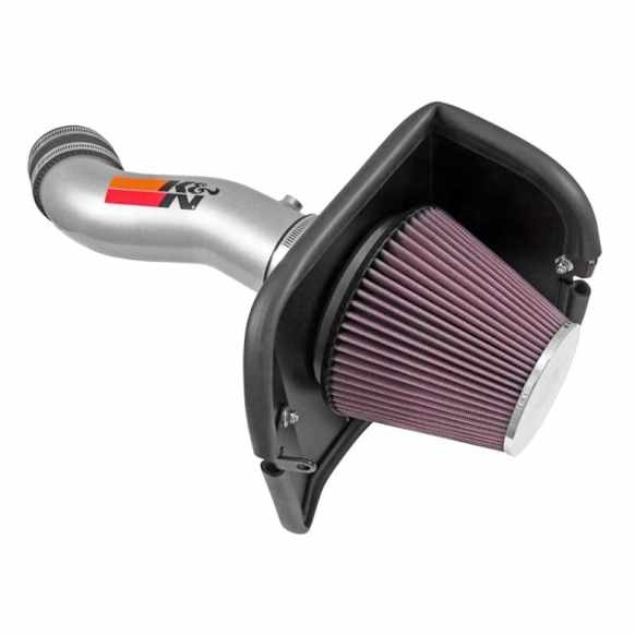 K&N Cold Air Intake - Premium High Flow, Lifetime Washable Filter, Guaranteed Horsepower Increase - 77-1569KS