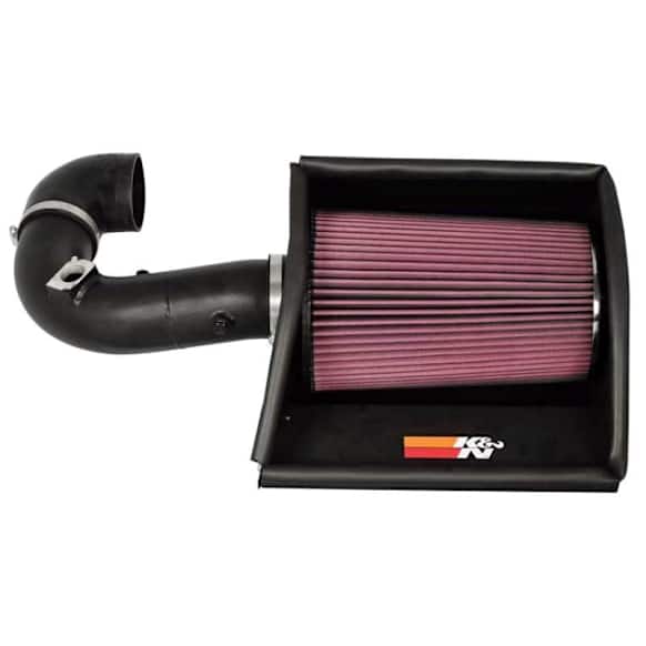 K&N Cold Air Intake - Premium High Flow, Lifetime Washable Filter, Guaranteed Horsepower Increase - 77-3064KTK