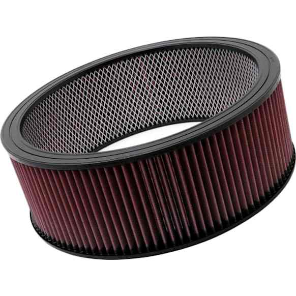 E-3760 High-Flow Original Universal Air Filter, 14in.OD, 12in.ID 5in.H - Red, Cotton Gauze, Washable,