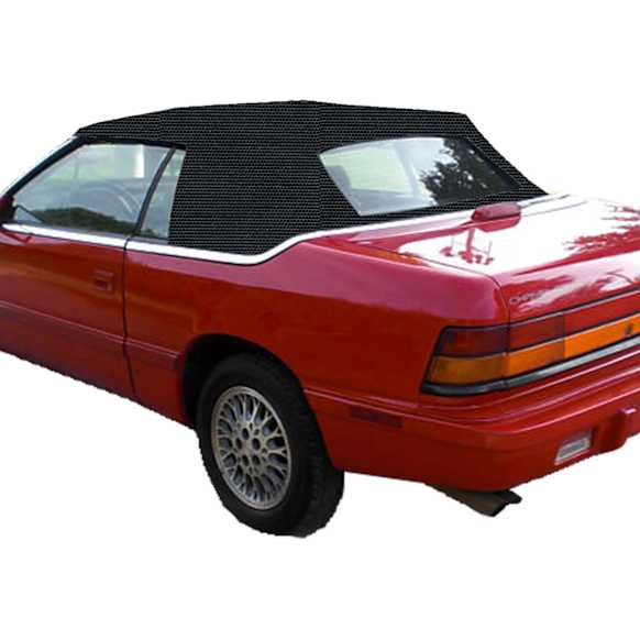 CD3051TO09SDX Convertible Top, Black