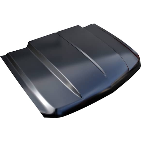 0864-039 Primed Steel Rear-Facing Air Scoop Cowl Hood