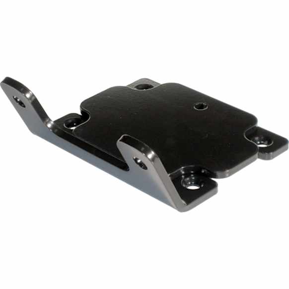 100530 Winch Mount - Powdercoated Black, Direct Fit, Sold Individually