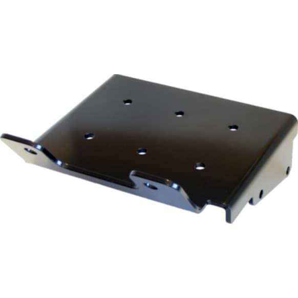100680 Winch Mount - Powdercoated Black, Direct Fit, Sold Individually