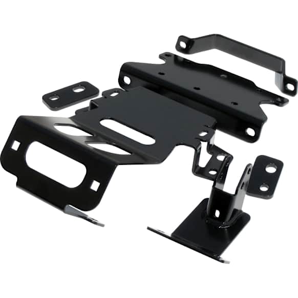 100725 Winch Mount - Powdercoated Black, Direct Fit, Sold Individually