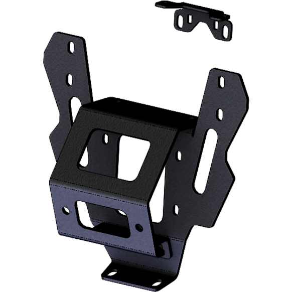 101575 Winch Mount - Powdercoated Black, Direct Fit, Sold Individually