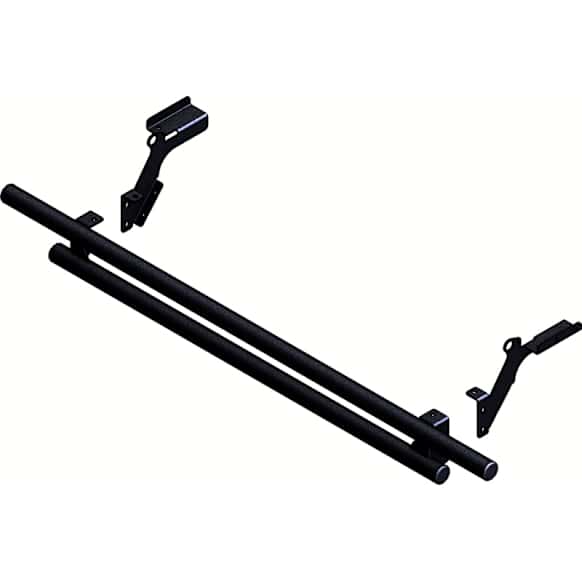 101585 Rear Bumper Powdercoated Textured Black