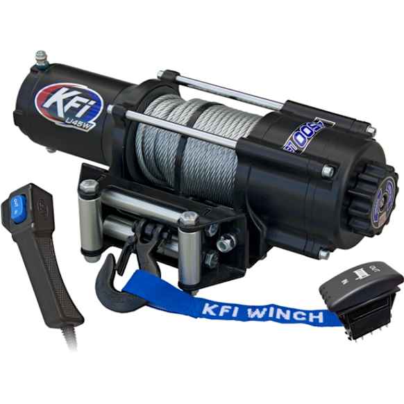 U45W-R2 Electric - 4500 lbs., Steel Cable, Handheld, Winch