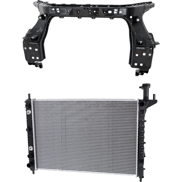 2-Piece Kit Radiator, 3.6L, 6Cyl, Includes (1) Radiator Support and (1) Radiator