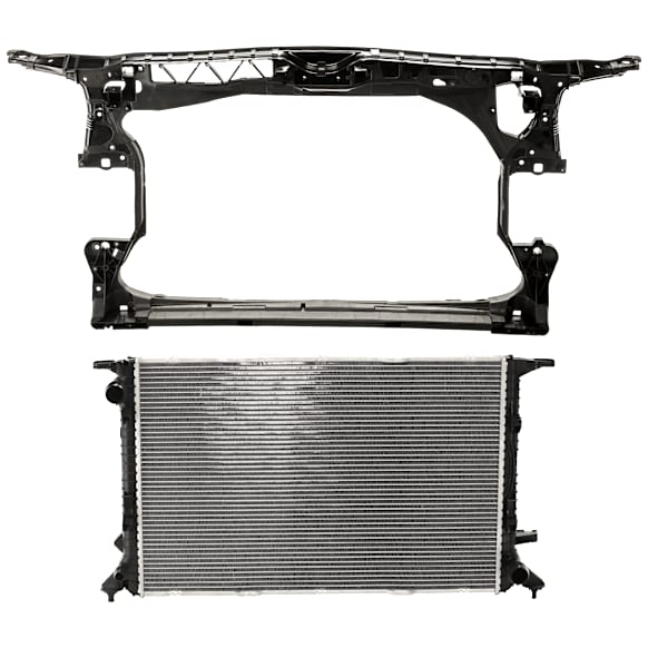 2-Piece Kit Radiator, 3.0L, 6Cyl, Includes (1) Radiator Support and (1) Radiator