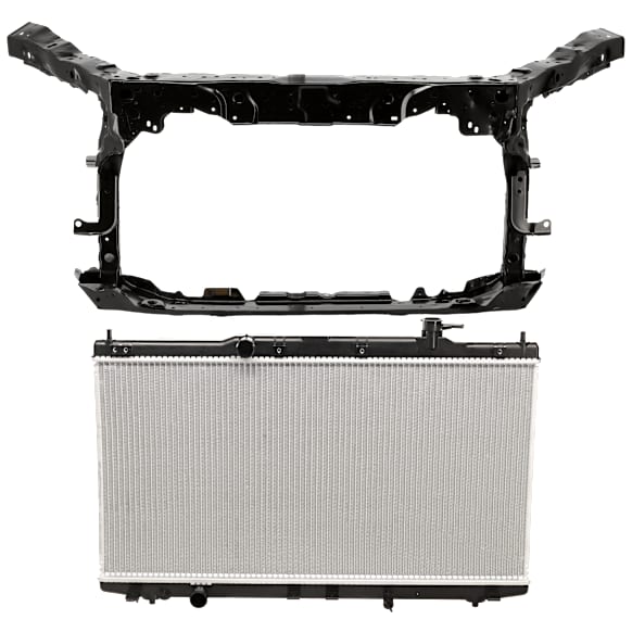 2-Piece Kit Radiator, Includes (1) Radiator Support and (1) Radiator