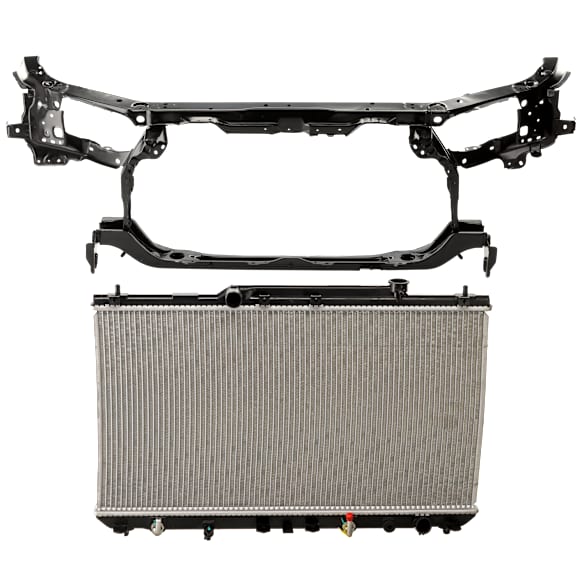 2-Piece Kit Radiator, 2.2L, 4Cyl, Includes (1) Radiator Support and (1) Radiator
