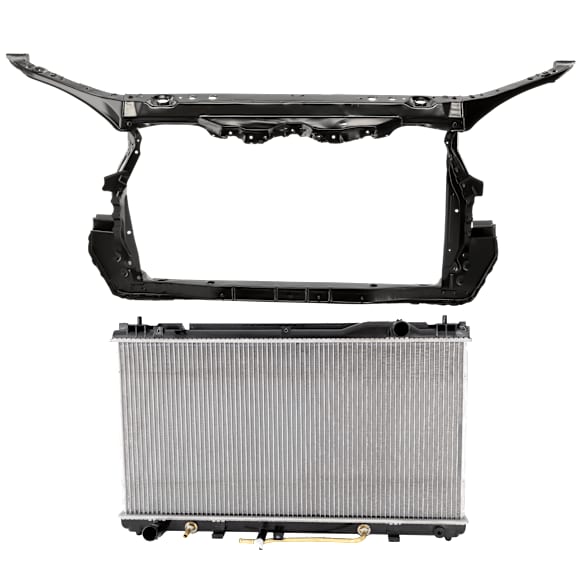 2-Piece Kit Radiator, Includes (1) Radiator Support and (1) Radiator
