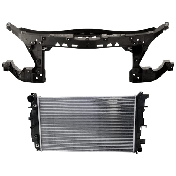 2-Piece Kit Radiator, 3.0L, 6Cyl, Includes (1) Radiator Support and (1) Radiator