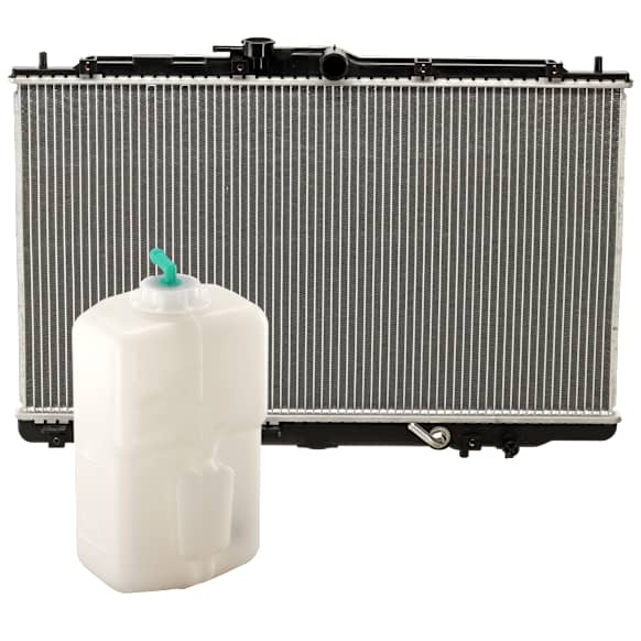 2-Piece Kit Radiator, 3.0L Engine, includes Coolant Reservoir