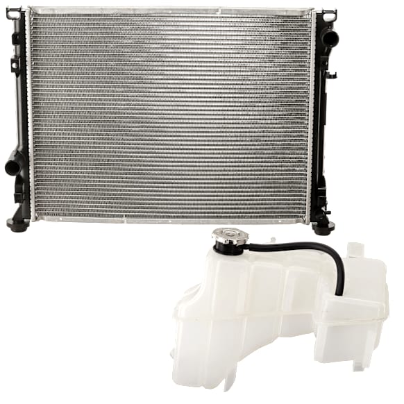 2-Piece Kit Radiator, Standard Duty Cooling, includes Coolant Reservoir