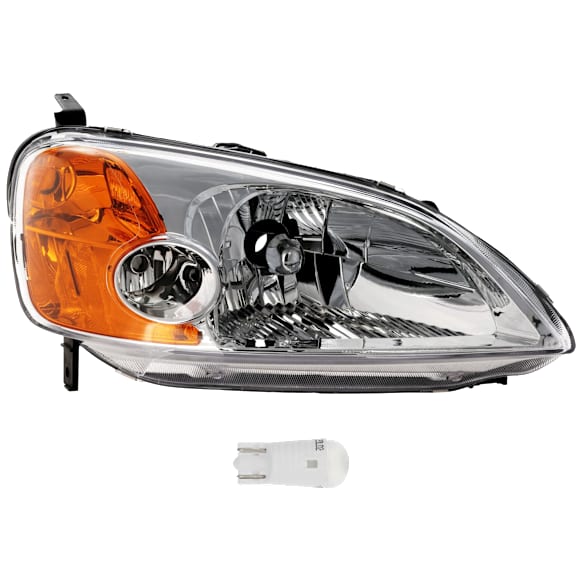 2-Piece Kit Passenger Side LED Headlight, Coupe, Includes (1) Headlight and (1) Light Bulb