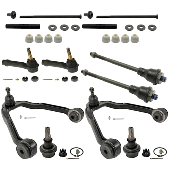 KIT-013025-C13 10-Piece Kit Control Arm, Includes (2) Control Arm, (2) Ball Joint, (4) Tie Rod End and (2) Sway Bar Link
