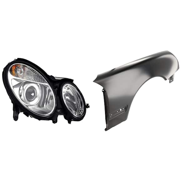 2-Piece Kit Passenger Side HID/Xenon Headlight, With bulb(s), includes Fender