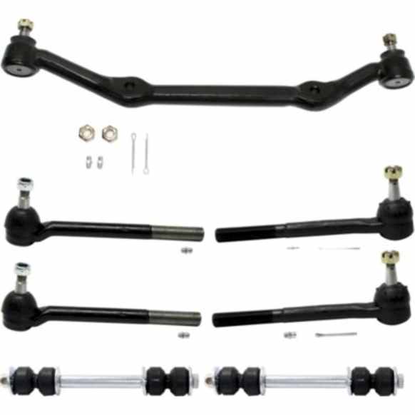 7-Piece Kit Center Link, 7-Piece Kit, Includes (1) Center Link, (4) Tie Rod End and (2) Sway Bar Link