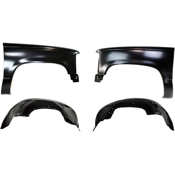 1988-1998 Chevrolet C2500 - 4-Piece Kit, Front, Driver and Passenger Side Fender, Includes (2) Fender and (2) Wheelhouse