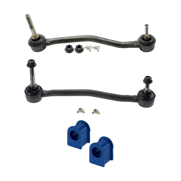 KIT-020725-C04 3-Piece Kit Front, Driver and Passenger Side Sway Bar Link, Includes (2) Sway Bar Link and (1) Sway Bar Bushing