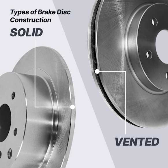 4-Wheel Set Front and Rear Brake Kit With Calipers, Plain Surface 5 Lugs Front-277.88 mm/Rear-264.92 mm Front-Ceramic/Rear-Organic FWD, Includes (4) Caliper, (4) Disc, and (2) Pad Set