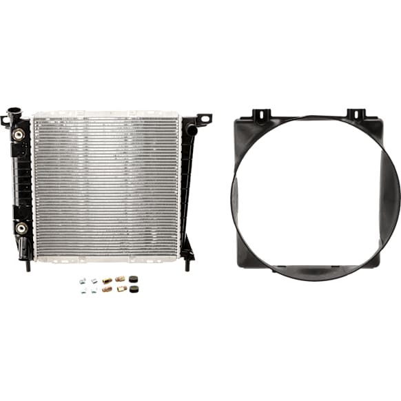 2-Piece Kit Radiator, 3.0L Engine, Automatic Transmission, with Fan Shroud