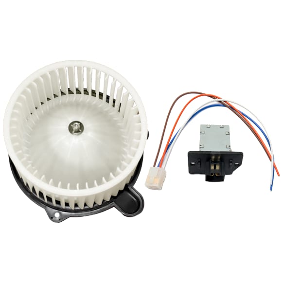 2-Piece Kit Blower Motor Includes (1) Blower Motor and (1) Blower Motor Resistor