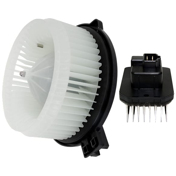2003-2005 Honda Accord - 2-Piece Kit Blower Motor Kit, Sedan, includes (1) Blower Motor and (1) Blower Motor Resistor