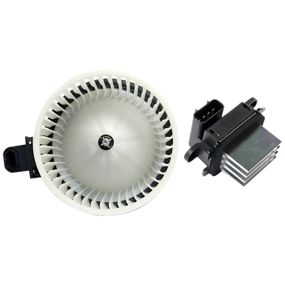 2009 Mercury Mariner Premier - 2-Piece Kit Blower Motor, With Automatic Temp Control, Includes (1) Blower Motor and (1) Blower Motor Resistor