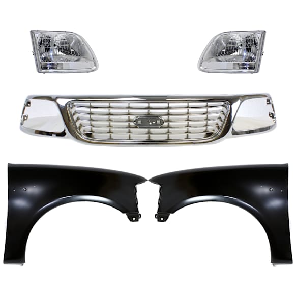 5-Piece Kit, Grille Chrome, Upgrade