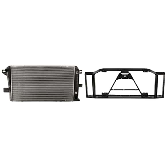 2-Piece Kit Radiator Support Assembly, 6.6L Diesel Engine, with Radiator
