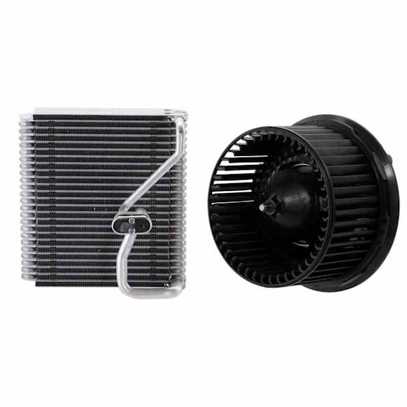 2-Piece Kit Front A/C Evaporator, with Blower Motor, Includes (1) A/C Evaporator and (1) Blower Motor